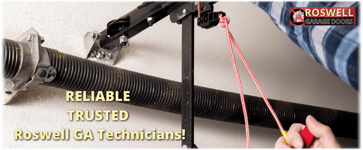 Broken Garage Door Spring Repair Roswell GA